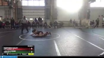88 lbs Round 3 (6 Team) - Matthew Dailey, Mat Assassins vs Lincoln Rohr, Team 922