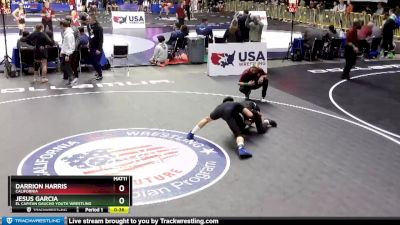 61 lbs Cons. Semi - Jesus Garcia, El Capitan Gaucho Youth Wrestling vs Darrion Harris, California