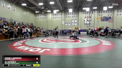 175 lbs Cons. Round 6 - Rj Samuels, Downers Grove South vs Jaxon Lawrence, Waukesha West