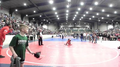 80 lbs Quarterfinal - Ethan Parks, Georgia vs Trevin Lathem, Pedraza Wrestling