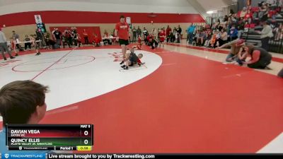 44-46 lbs Round 1 - Davian Vega, Eaton WC vs Quincy Ellis, Platte Valley Jr. Wrestling