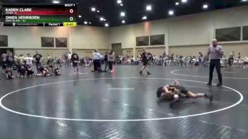 95 lbs Finals (2 Team) - Kaden Clark, AYWO vs Owen Henriksen, Iowa Black