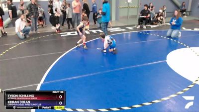 53 lbs Round 3 - Tyson Schilling, Interior Grappling Academy vs Keiran Dolan, Chugach Eagles Wrestling Club