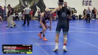 113 lbs Cons. Round 3 - Brayden Curtis, Cedar Rapids Jefferson vs Jarrett Engel, West Delaware, Manchester