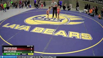 49 lbs Cons. Round 4 - Braxton Boles, Cougar Mat Club(Crow) vs Sawyer Kruse, Nestucca Valley Wrestling Club