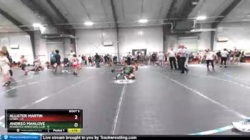 80 lbs Round 2 (8 Team) - Allister Martin, Storm vs Andreo Manlove, Reverence Wrestling Club