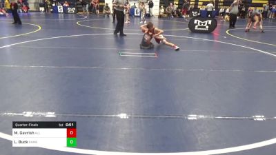 65 lbs Quarterfinal - Maddox Gavrish, All American vs Logan Buck, Ramblers W.C.