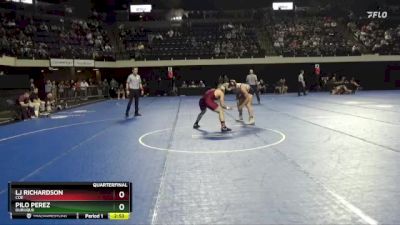 174 lbs Quarterfinal - Pilo Perez, Dubuque vs LJ Richardson, Coe