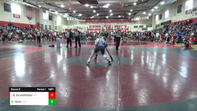 130 lbs Round 2 - Brooks Grunefelder, Napoleon Royal Force vs Easton Hout, Zimmerman Wrestling Club