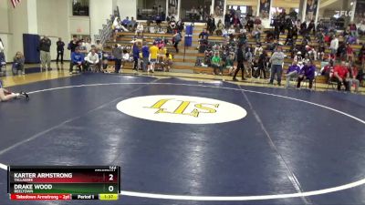 122 lbs Semifinal - Karter Armstrong, Tallassee vs Drake Wood, Reeltown