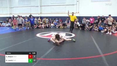 102 lbs Semifinal - Cayden Alejos, West Virginia Wild vs Kaine Lewis, Dayton Bandits - Gray