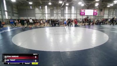 65 lbs Champ. Round 2 - Aliyha Vargas, WA vs Elise Twait, ID