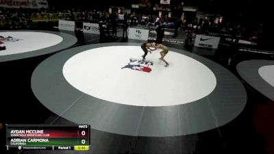 97 lbs Cons. Round 2 - Aydan McCune, Sunnyvale Wrestling Club vs Adrian Carmona, California