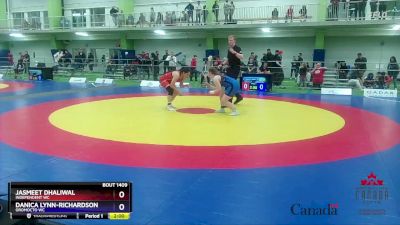 69kg Cons. Semi - Jasmeet Dhaliwal, Independent WC vs Danica Lynn-Richardson, Oromocto WC