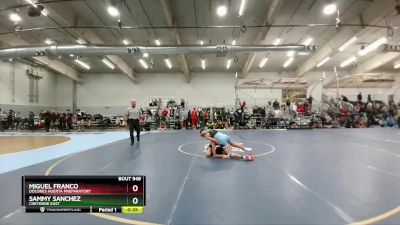 113 lbs Cons. Round 4 - Sammy Sanchez, Cheyenne East vs Miguel Franco, Dolores Huerta Preparatory