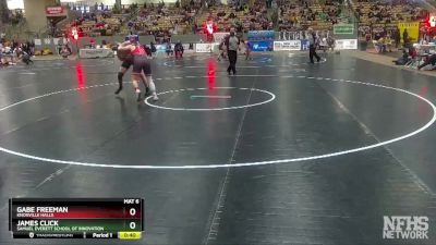 A 170 lbs Cons. Round 2 - James Click, Samuel Everett School Of Innovation vs Gabe Freeman, Knoxville Halls