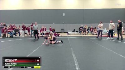 80 lbs Round 2 (6 Team) - Bryce Latta, Poquoson vs John Boyle, Ranger WC