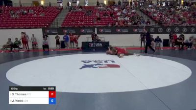 125 kg Cons 8 #2 - Demertius Thomas, Pittsburgh Wrestling Club/NYAC vs Jordan Wood, Lehigh Valley Wrestling Club/NYAC