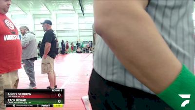 98 lbs Round 5 (8 Team) - Zack Rehak, Carolina Brawlers vs Abrey Verhow, Tar River WC