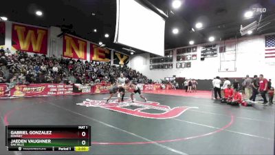 150 lbs Champ. Round 1 - Jaeden Vaughner, Oak Hills vs Gabriel Gonzalez, Downey