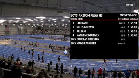 High School Boys' 4x200m Relay, Prelims 6