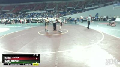 6A-132 lbs Cons. Semi - Roman Leaton, Roseburg vs Ryder Sprague, West Linn