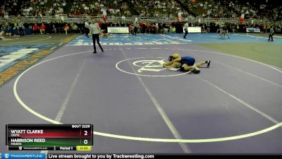 Cons. Round 2 - Wyatt Clarke, Crete vs Harrison Reed, Minden