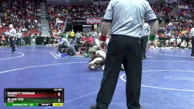 2A-138 lbs Quarterfinal - Blake Fox, Osage vs Barrett Morgan, Algona