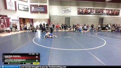 75+ 1st Place Match - Hunter Purcell, SYRACUSE vs Antonio Rodgriquez, Fremont Wrestling Club