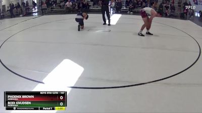 147 lbs Cons. Round 4 - Phoenix Brown, Nebraska vs Bodi Knudsen, Nebraska