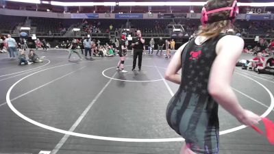 122 lbs Rr Rnd 4 - Sienna Mickelson, REACHES Thunder vs Elizabeth Douglas, Wrestle Like A Girl