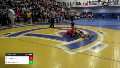 101 lbs Consi Of 8 #2 - Braden Jones, Pompton Lakes vs Robert Cordova, West Jefferson Hills