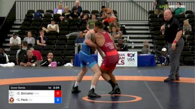 77 kg Consolation - Chris Gonzalez, NYAC vs Cody Pack, NYAC/LOG