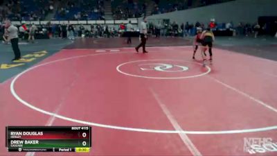 4A-106 lbs Cons. Round 1 - Drew Baker, Cascade vs Ryan Douglas, Henley