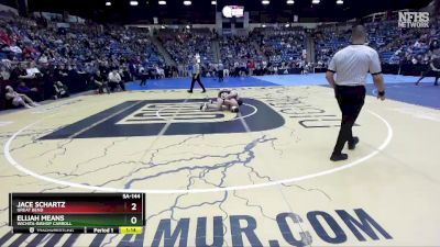 5A-144 lbs Quarterfinal - Jace Schartz, Great Bend vs Elijah Means, Wichita-Bishop Carroll