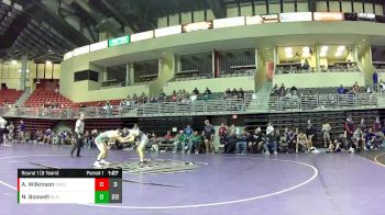 145 lbs Round 1 (8 Team) - Nathan Boswell, Blair vs Alex Wilkinson, Smith Center