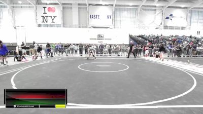 110-121 lbs Quarterfinal - Mya Locke, Crown City Wrestling Club vs Mia Severino, Club Not Listed