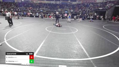 53 lbs Consi Of 8 #2 - Gus Andra, Maize vs Rocco Ritchie, Mountain Home Flyers