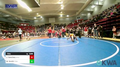 75 lbs Consolation - Jeremiah Sanchez, Sperry Wrestling Club vs Wade Smith, Tonkawa Takedown Club