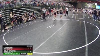 117 lbs Round 3 (6 Team) - Colin Strayer, Indiana Gold vs Luke Cline, Team Rogue