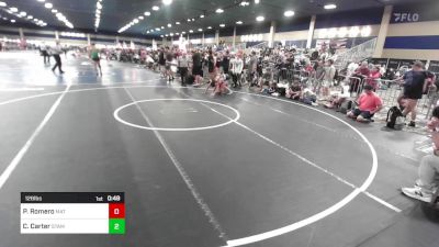 126 lbs Quarterfinal - Paul Romero, Mat Warriors vs Chase Carter, Stampede WC