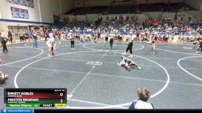 50 lbs Round 1 - Preston Ridgeway, Cane Bay Cobras vs Emmett Nobles, Coastal Elite