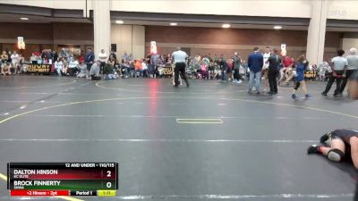 110/115 Round 2 - Brock Finnerty, SHWA vs Dalton Hinson, KC Elite