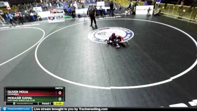 63 lbs Cons. Round 2 - Oliver Moua, California vs Modasir Kamal, Mad Dawg Wrestling Club