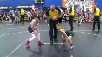 70 lbs Round 1 (6 Team) - Micah Stith, Midwest Xtreme Wrestling vs Kaden Joustra, Untouchables White