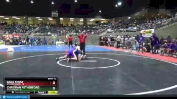 138 lbs Finals (8 Team) - Gage Frost, 2/1A Jefferson vs Christian Retherford, 2/1A Toledo