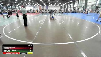 48 lbs Rd# 3 12:00pm Friday - Kolby Pitzen, Team Ohio vs Sawyer Oakes, PA Blue