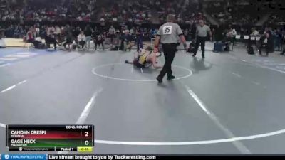 5A 138 lbs Cons. Round 1 - Gage Heck, Middleton vs Camdyn Crespi, Meridian