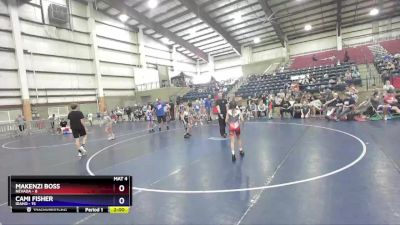 60 lbs Placement Matches (8 Team) - Makenzi BOSS, Nevada vs Cami Fisher, Idaho