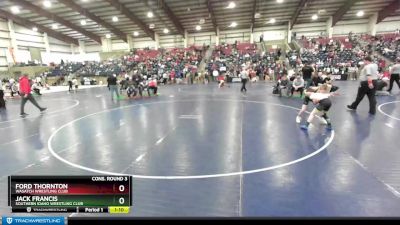 75 lbs Cons. Round 3 - Ford Thornton, Wasatch Wrestling Club vs Jack Francis, Southern Idaho Wrestling Club